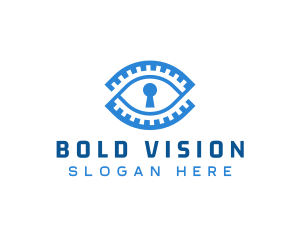 Eye Lock Surveillance logo design