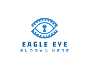 Eye Lock Surveillance logo design