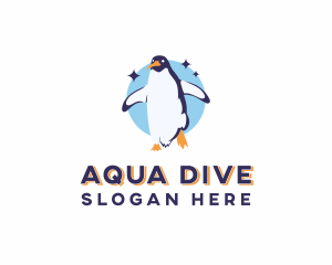 Wildlife Penguin Reserve logo design