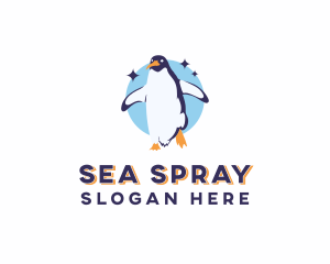 Wildlife Penguin Reserve logo design