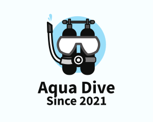 Diver - Sea Diving Equipment logo design