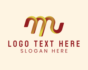 Letter M - Playful Multimedia Agency logo design