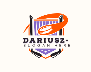Hockey Sport Tournament Logo