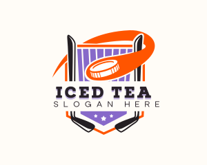 Hockey Sport Tournament logo design