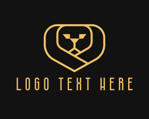 Deluxe - Gold Lion Company logo design