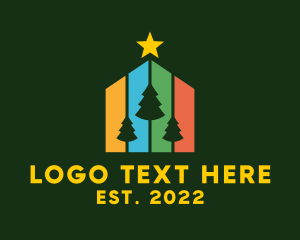 Christmas Tree - Christmas Tree House logo design