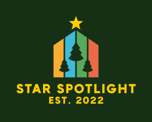 Christmas Tree House  logo design