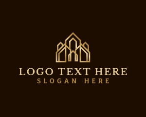 Luxury - Real Estate Builder Architecture logo design