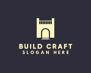 Building Architectural House logo design