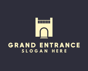 Entrance - Building Architectural House logo design