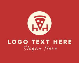 Dining - Pizza Slice Restaurant logo design
