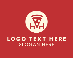 Takeaway - Pizza Slice Restaurant logo design