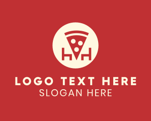 Pizza Slice Restaurant Logo