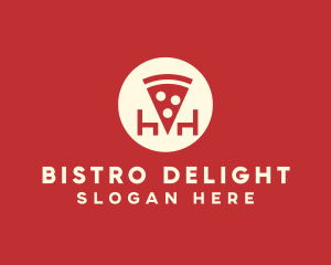 Pizza Slice Pizzeria logo design