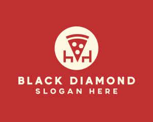 Pizza Slice Pizzeria logo design