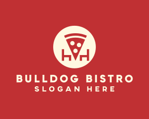 Pizza Slice Pizzeria logo design