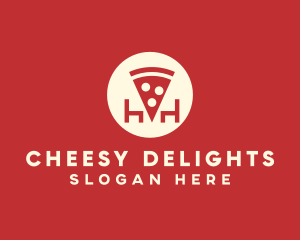 Pizza Slice Restaurant logo design