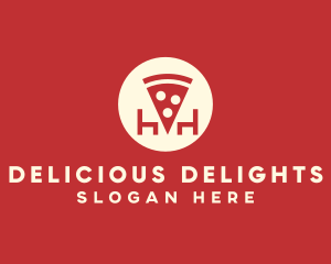 Pizza Slice Restaurant logo design