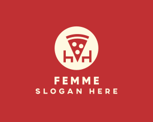 Pizza Slice Restaurant logo design