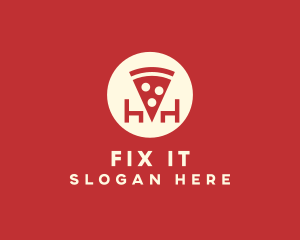 Pizza Slice Restaurant logo design