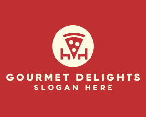 Pizza Slice Restaurant logo design