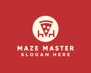 Pizza Slice Restaurant logo design