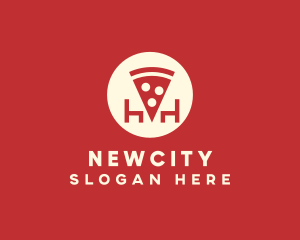 Pizza Slice Restaurant logo design