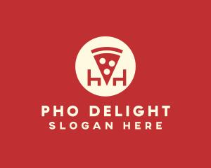 Pizza Slice Pizzeria logo design