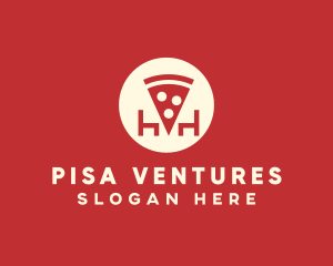 Pizza Slice Pizzeria logo design