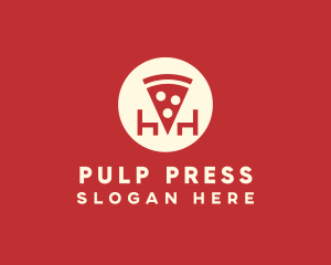 Pizza Slice Pizzeria logo design