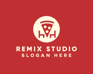 Pizza Slice Pizzeria logo design