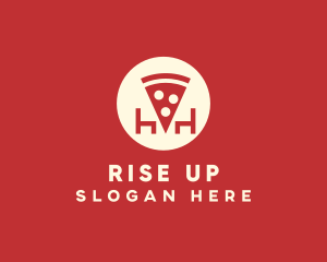 Pizza Slice Pizzeria logo design