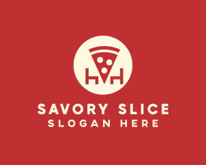 Pizza Slice Restaurant logo design