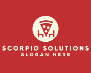 Pizza Slice Restaurant logo design