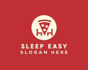 Pizza Slice Pizzeria logo design