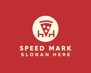 Pizza Slice Pizzeria logo design