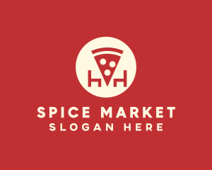 Pizza Slice Restaurant logo design