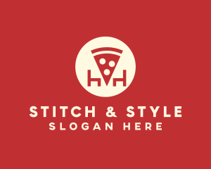 Pizza Slice Pizzeria logo design