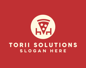 Pizza Slice Restaurant logo design