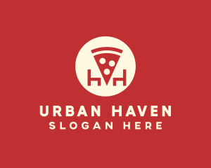 Pizza Slice Restaurant logo design