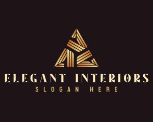 Elegant Luxury Triangle logo design