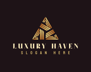 Elegant Luxury Triangle logo design