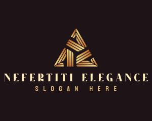 Elegant Luxury Triangle logo design