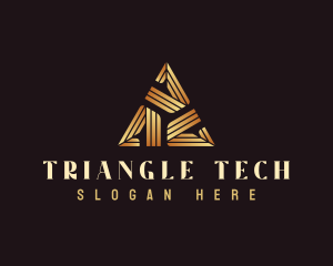 Elegant Luxury Triangle logo design