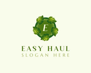 Environmental Nature Leaf logo design