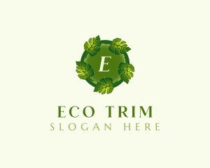 Environmental Nature Leaf logo design