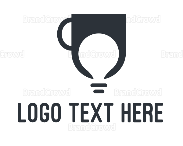 Mug Idea Bulb Logo