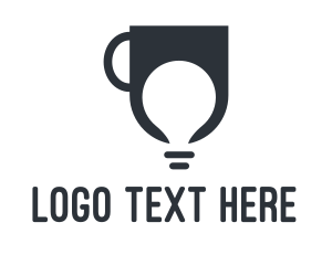 Light Bulb - Mug Idea Bulb logo design