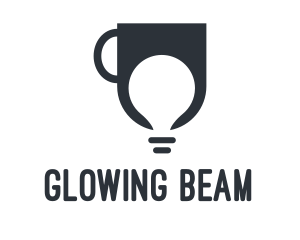 Mug Idea Bulb logo design