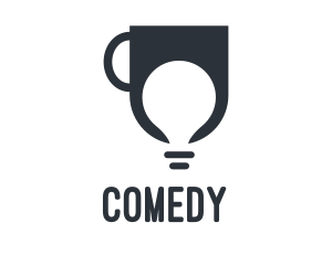 Coffee - Mug Idea Bulb logo design